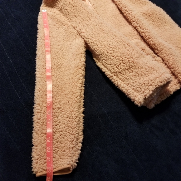 Wallflower Sherpa Cozy Lightweight Pullover Jacket Front Kangaroo Pocket - Picture 10 of 10